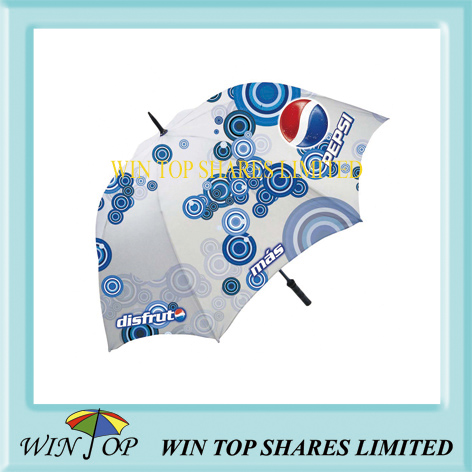 Heat tansfer printing Long golf umbrella