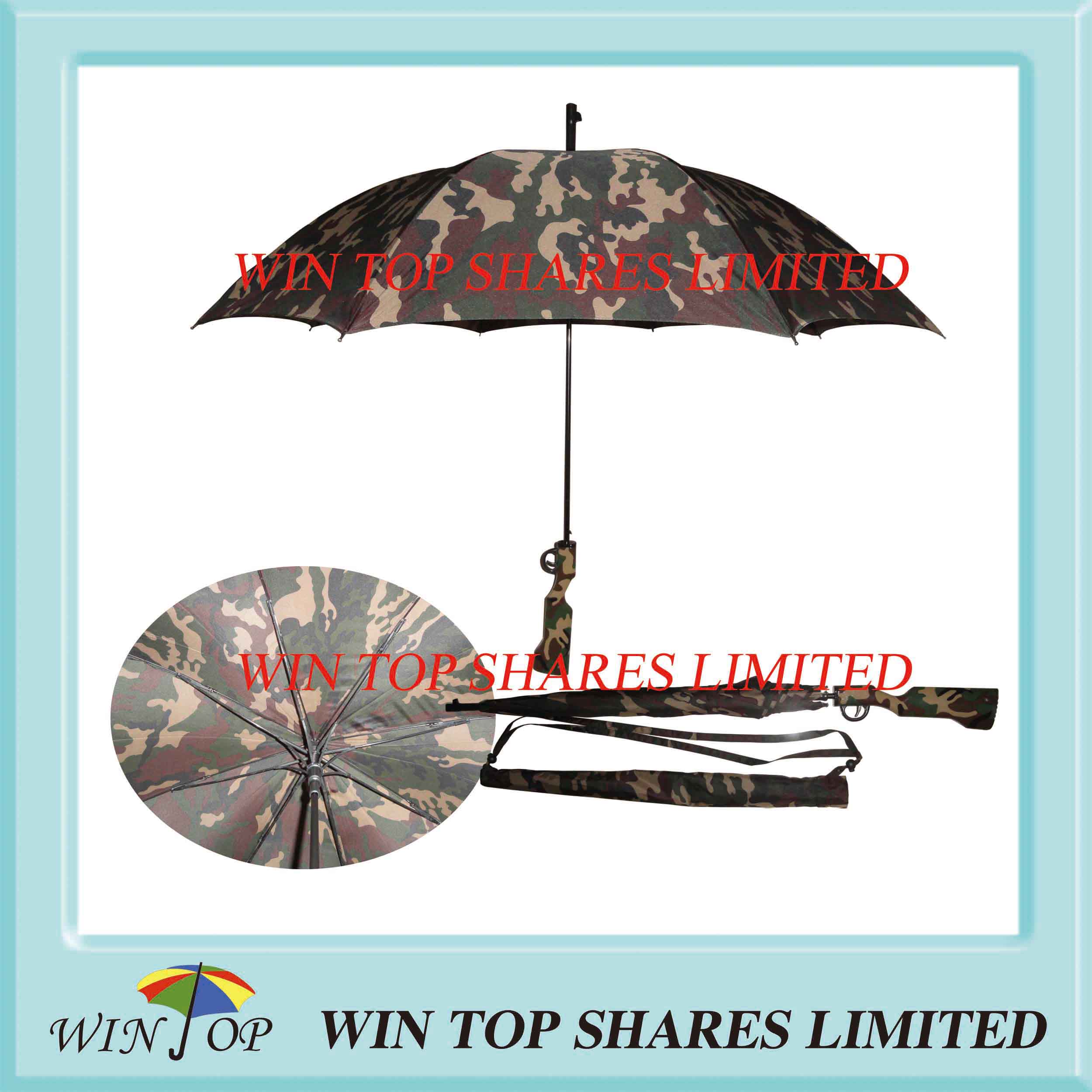 New Design Camouflage Gun Umbrella, Rifle Umbrella