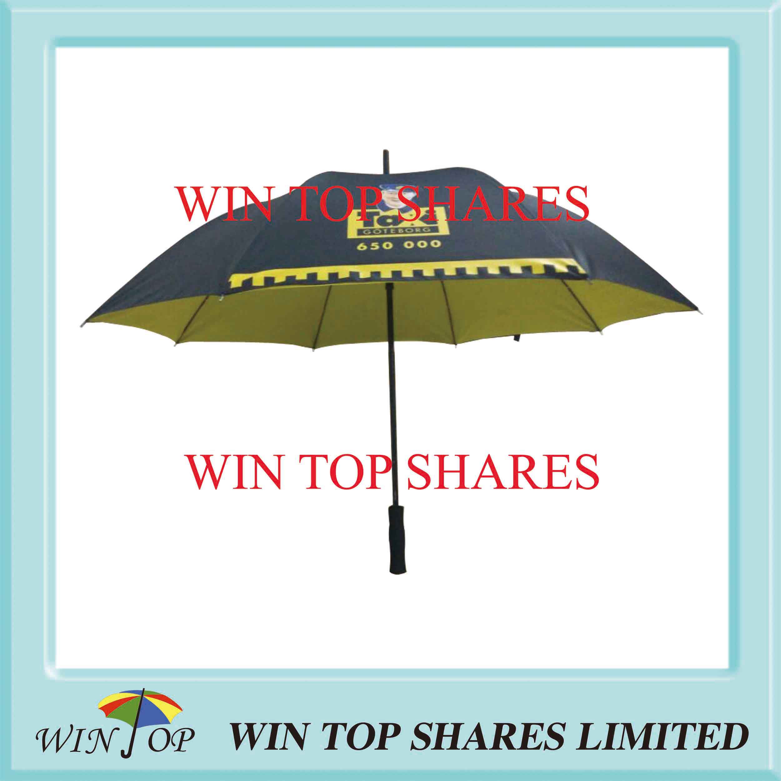 Color adhesive Golf Gift Umbrella with Logo