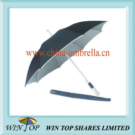 aluminum dark blue umbrella