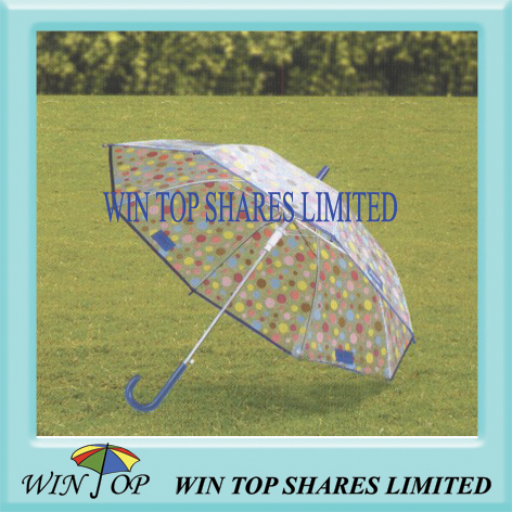 23" auto POE plastic gift umbrella